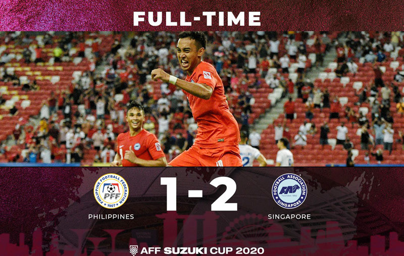 Hạ Philippines, Singapore mở toang cửa bán kết AFF Cup