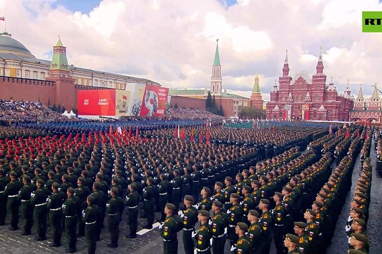 Russia holds a grand military parade to celebrate Victory Day over fascism