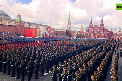 Hình ảnh Nga duyệt binh hoành tráng mừng Ngày Chiến thắng phát xít