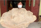 Thầy giáo sở hữu vỏ sò hóa thạch nặng gần 1 tạ, khách đổi ô tô vẫn lắc đầu