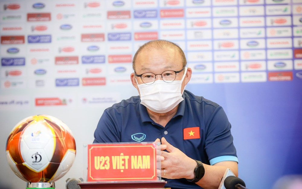 Mr. Park announced that U23 Vietnam completed the task