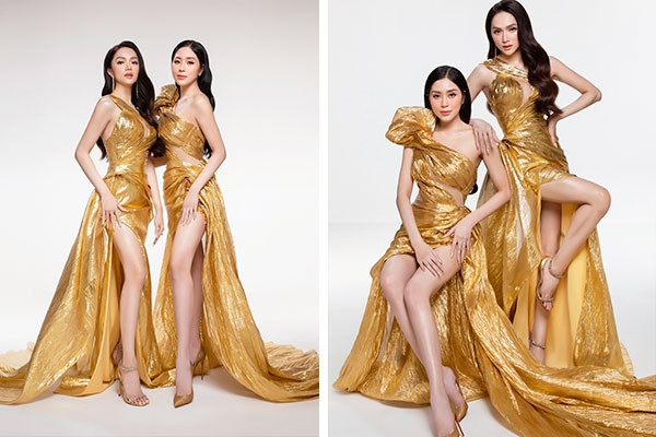 Hoa hậu Hương Giang, Tô Diệp Hà khoe chân dài miên man