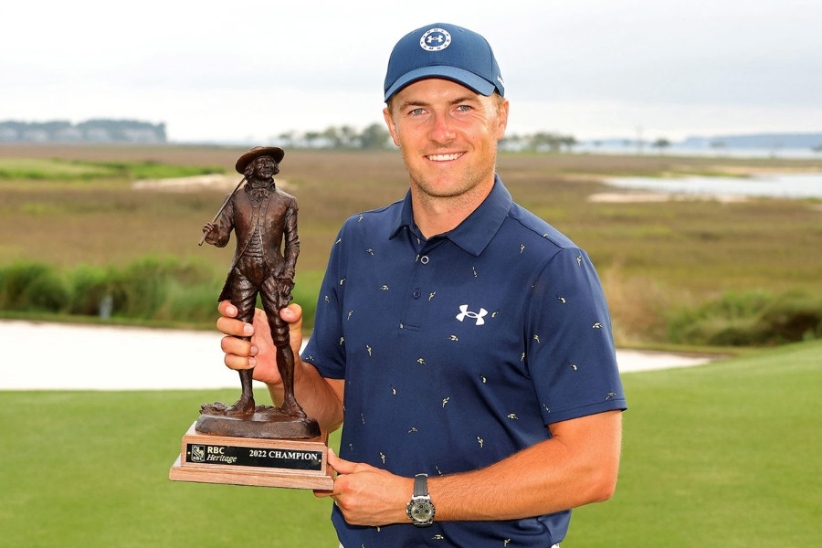 Jordan Spieth thắng nghẹt thở giải golf Heritage