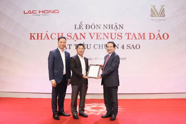 Khách sạn Venus Tam Đảo đạt tiêu chuẩn 4 sao