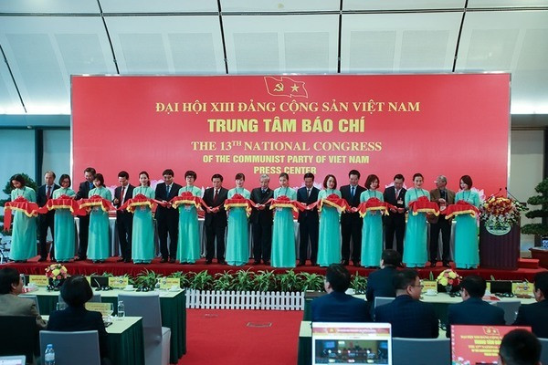 Khai trương trung tâm báo chí Đại hội Đảng phục vụ 500 phóng viên