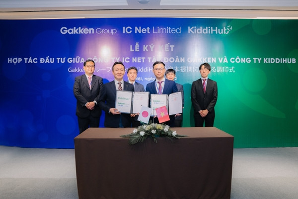 KiddiHub thành đối tác chiến lược của tập đoàn giáo dục Gakken Holdings