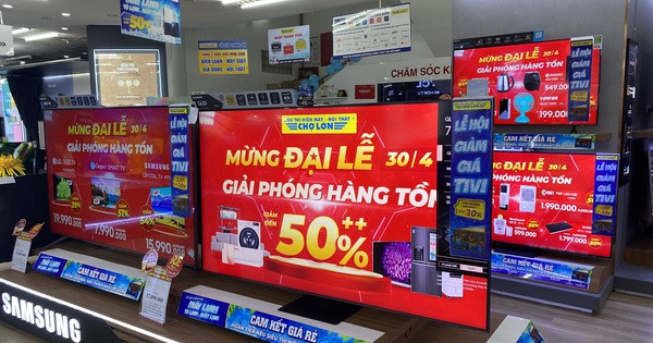 Lễ lớn, hàng điện máy giảm đến 70%