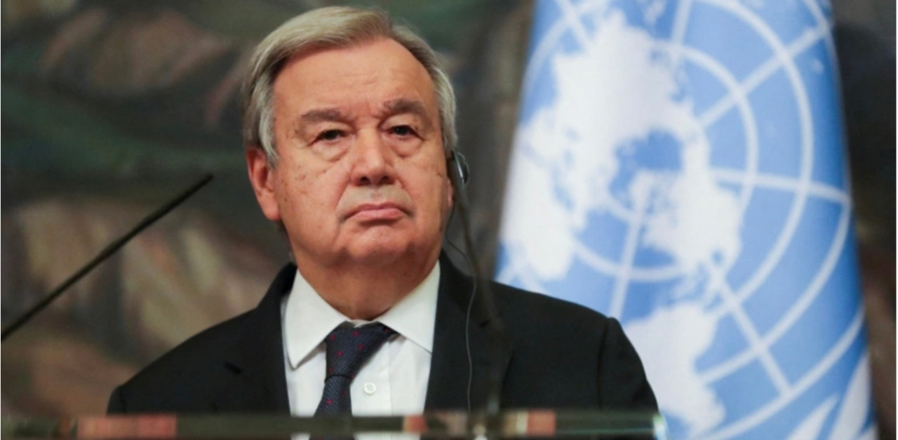 The United Nations issues the first statement on the hostilities in Ukraine