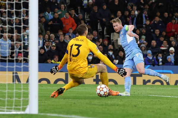 Man City thắng chật vật Atletico: Đẳng cấp De Bruyne