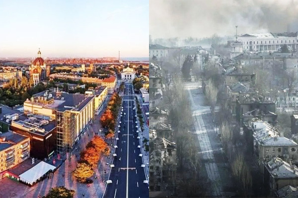 Mariupol: Từ thành phố cảng tươi đẹp đến khung cảnh hoang tàn trong chiến sự