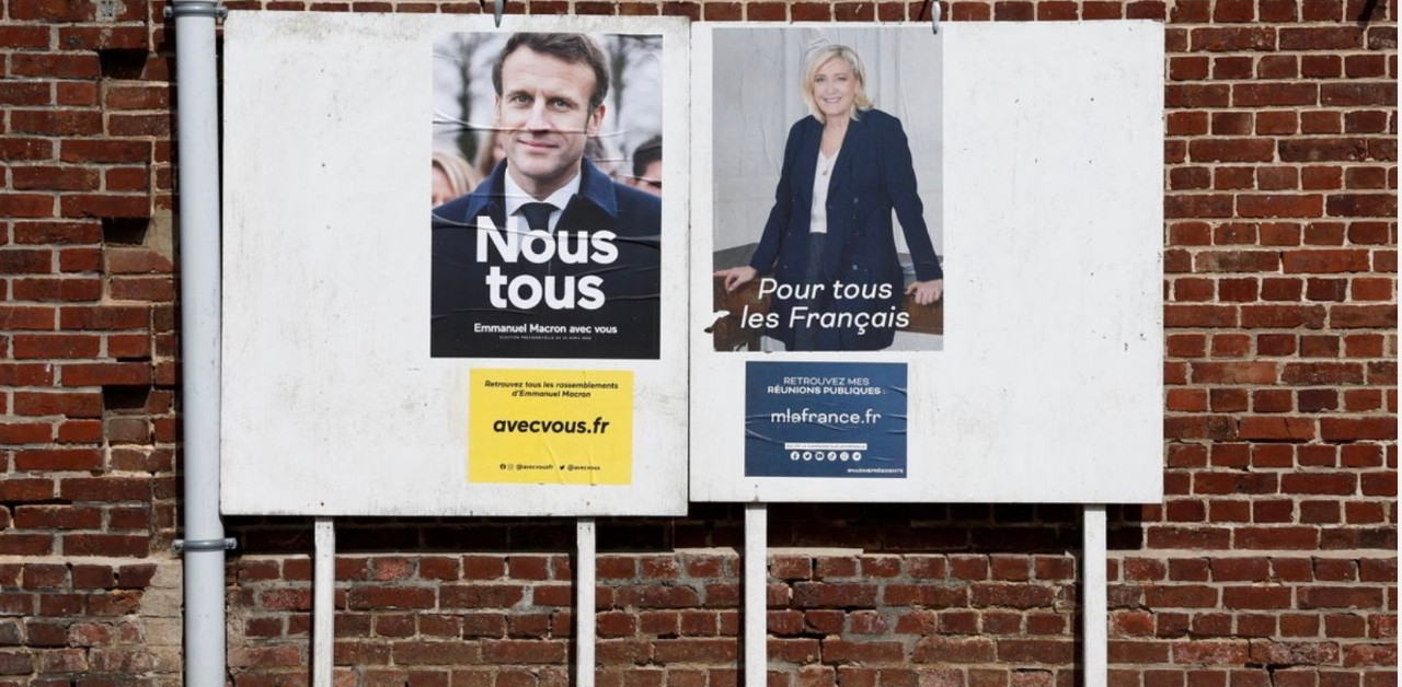 On voting day for the President, French voters choose Macron or Le Pen?