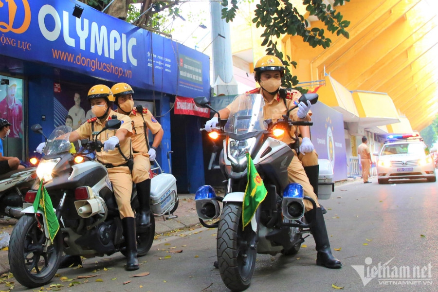 Nghìn cảnh sát giao thông và lực lượng 141 tham gia phục vụ SEA Games 31