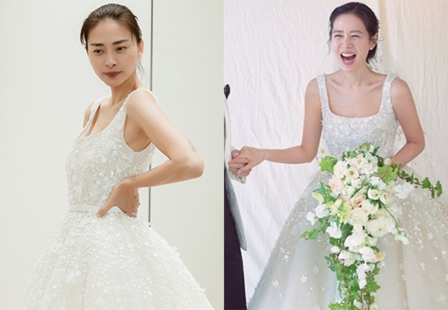 Ngo Thanh Van tries on a wedding dress like Son Ye Jin’s for the big day