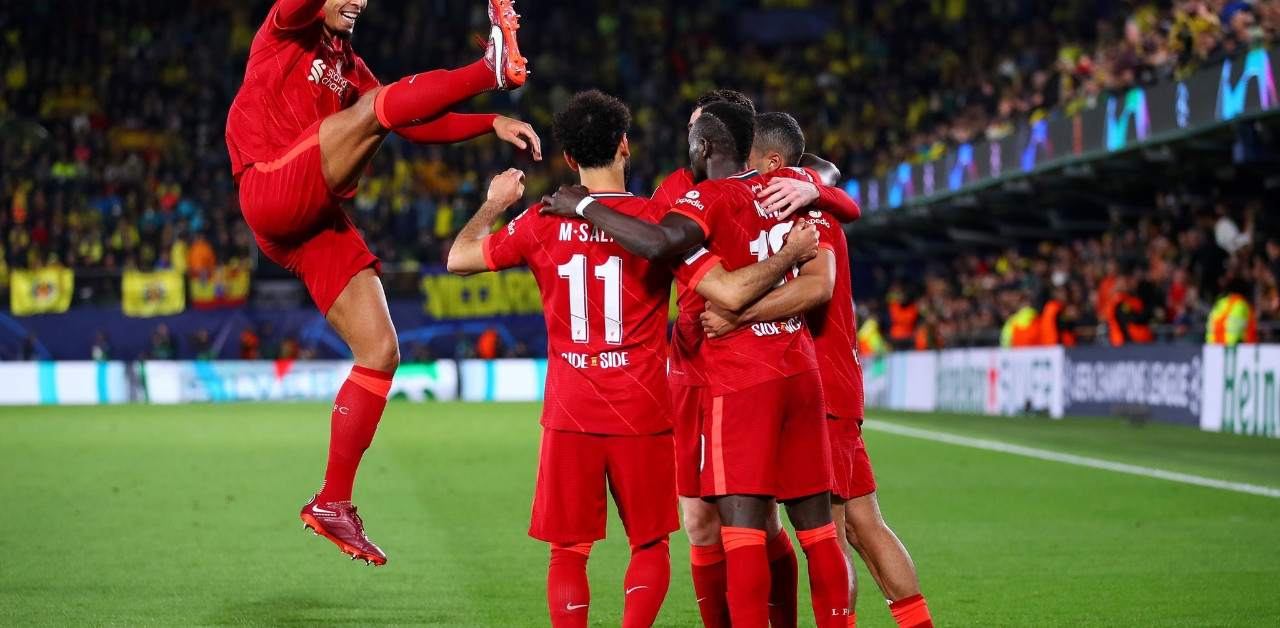 Villarreal football results 2-3 Liverpool (2-5)