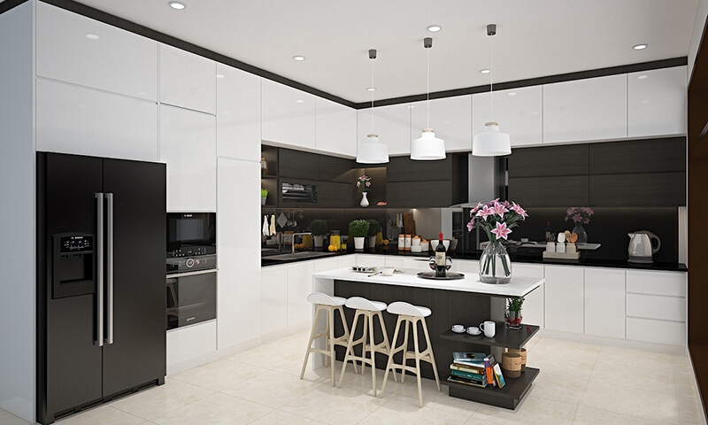 The modern kitchen model leads the trend to look mesmerizing
