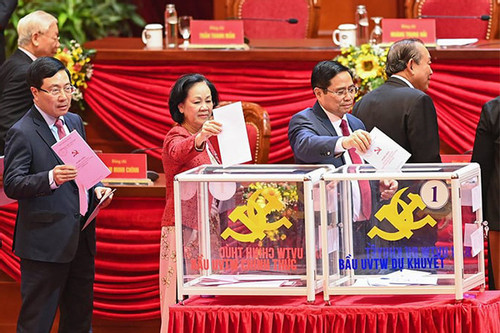 Những ủy viên Bộ Chính trị, Ban Bí thư tái cử Trung ương khóa XIII
