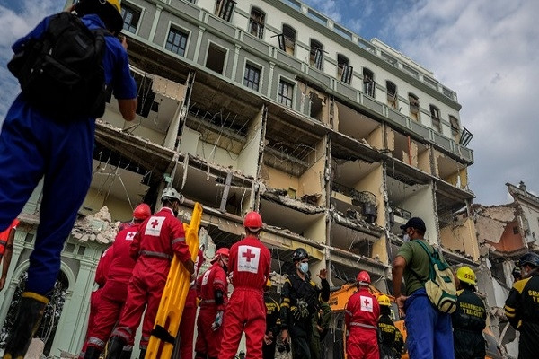 Nổ khách sạn giữa thủ đô Cuba, ít nhất 22 người thiệt mạng