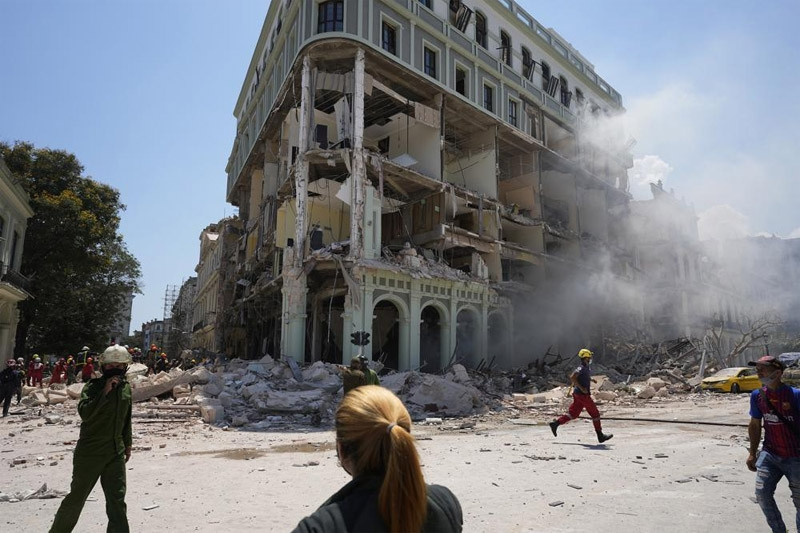 Nổ khách sạn hạng sang ở thủ đô Cuba, hàng chục người thương vong