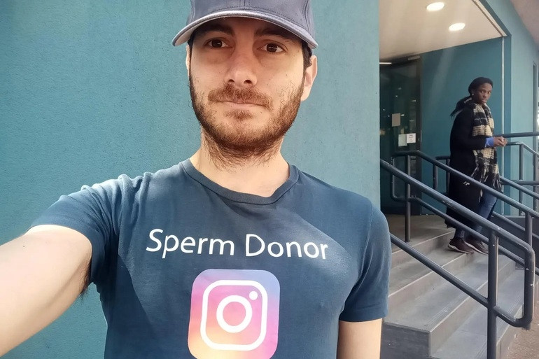 The suffering of a 30-year-old man who donates sperm around the world
