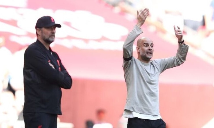 Pep Guardiola nhắn đểu Jurgen Klopp giữa cuộc đua gắt Premier League