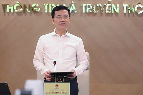 Phát biểu của Bộ trưởng Nguyễn Mạnh Hùng tại hội nghị sơ kết 6 tháng đầu năm