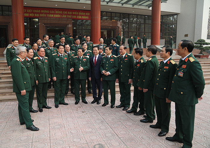 Quân ủy Trung ương gặp mặt 125 đại biểu quân đội dự Đại hội Đảng