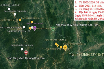 Sau động đất 4,5 độ richter ở Kon Tum, có tiếng nổ lớn trong lòng đất