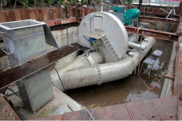 Tạm ngưng hoạt động ‘siêu máy bơm’ 90 tỷ chống ngập ở Sài Gòn