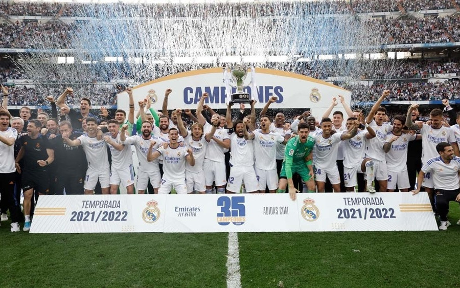 Real Madrid vô địch La Liga sớm 4 vòng đấu