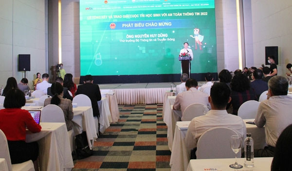 76 học sinh đạt giải cuộc thi 'Học sinh với An toàn thông tin' năm 2022