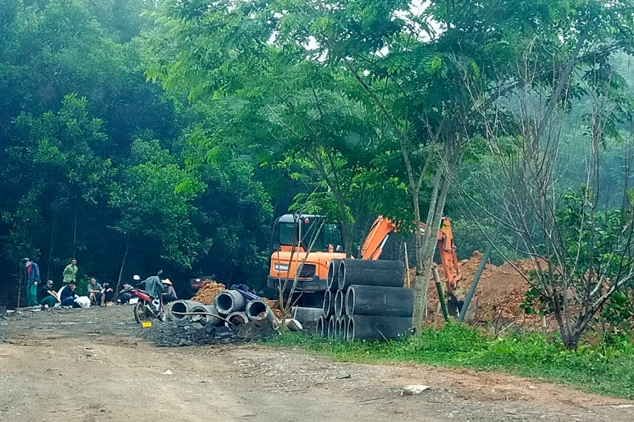 Thi công cống làm đường vào công ty dược liệu, một người tử vong