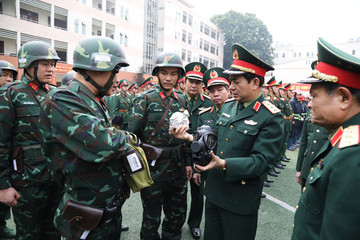 Thứ trưởng Quốc phòng kiểm tra công tác bảo vệ Đại hội Đảng