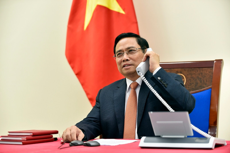 Thủ tướng Phạm Minh Chính mời Thủ tướng Italia thăm Việt Nam
