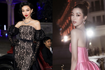 Thùy Tiên, Đỗ Mỹ Linh bên siêu xe ở Miss World Vietnam 2022