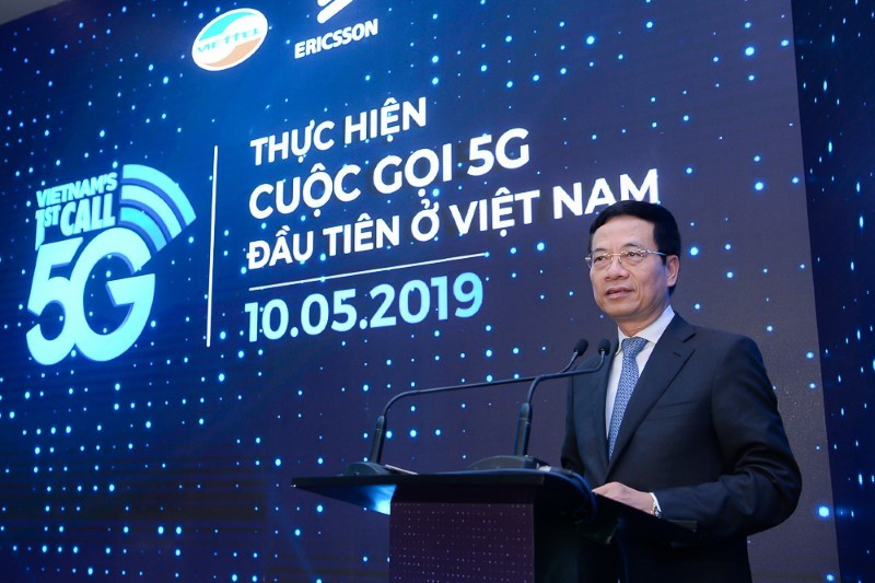 Toàn văn phát biểu của Bộ trưởng Nguyễn Mạnh Hùng tại buổi thử nghiệm cuộc gọi 5G đầu tiên