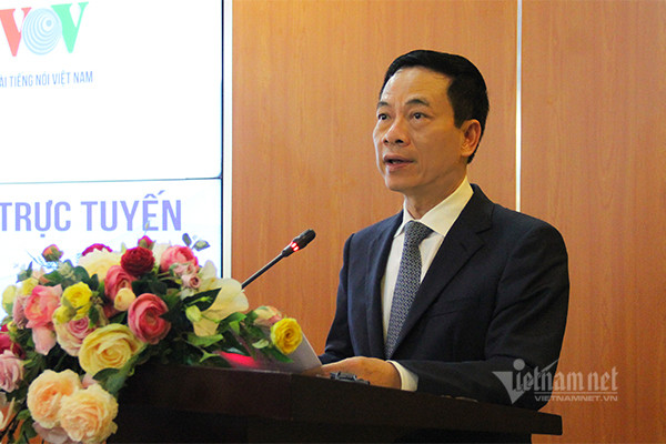 Toàn văn phát biểu của Bộ trưởng Nguyễn Mạnh Hùng tại ký kết hợp tác về ứng dụng VOV BACSI24