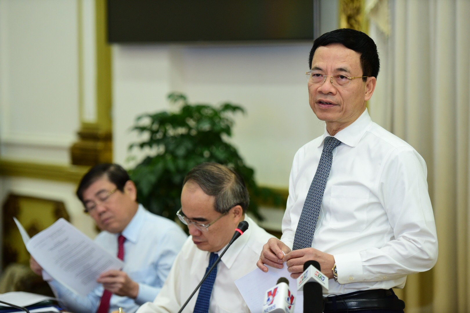 Toàn văn phát biểu của Bộ trưởng Nguyễn Mạnh Hùng tại lễ công bố Chương trình Chuyển đổi số của TP.HCM