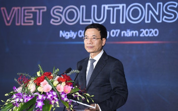 Toàn văn phát biểu của Bộ trưởng Nguyễn Mạnh Hùng tại lễ phát động Viet Solutions 2020