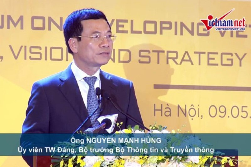 Toàn văn phát biểu khai mạc Diễn đàn QG về Phát triển DN công nghệ VN của Bộ trưởng Nguyễn Mạnh Hùng