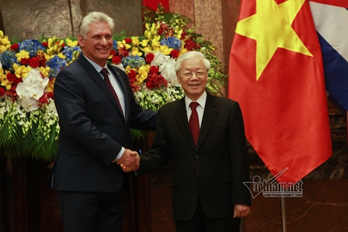 Tổng Bí thư Nguyễn Phú Trọng gửi điện mừng tới tân Bí thư thứ nhất Ban Chấp hành Trung ương Đảng Cộng sản Cuba