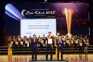 TPBank nhận cú đúp giải thưởng Sao Khuê 2022