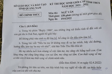 Tranh cãi chấm đề thi Văn từng khiến dân mạng phát sốt của Quảng Nam