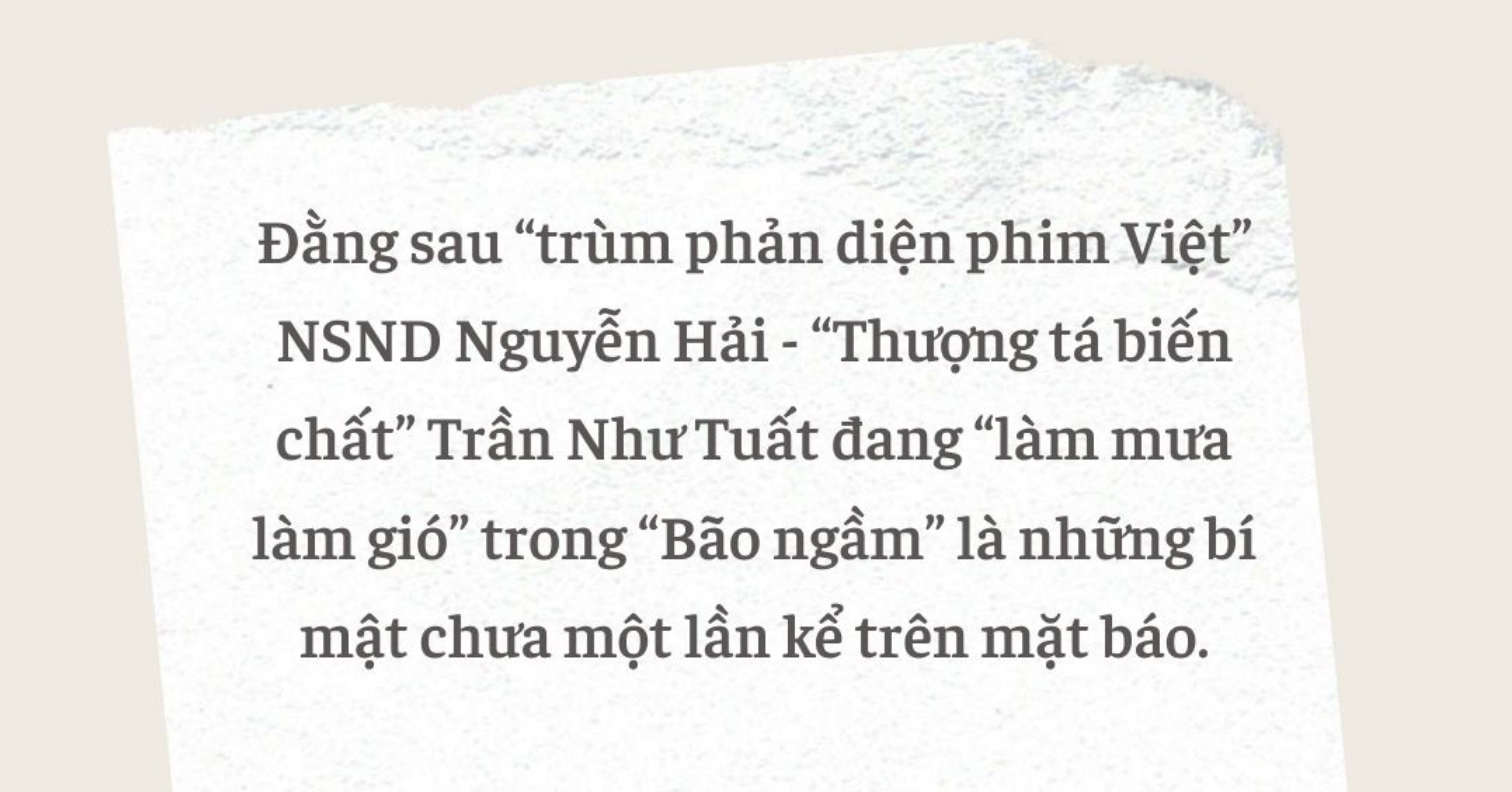 Trùm phản diện phim Việt: Hơn 20 lần vào trại giam và phút đối diện tử tù - 1