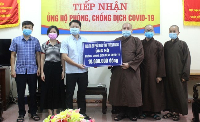 Tuyên Quang: Các tổ chức, cơ sở tôn giáo tích cực tham gia công tác phòng, chống dịch Covid-19