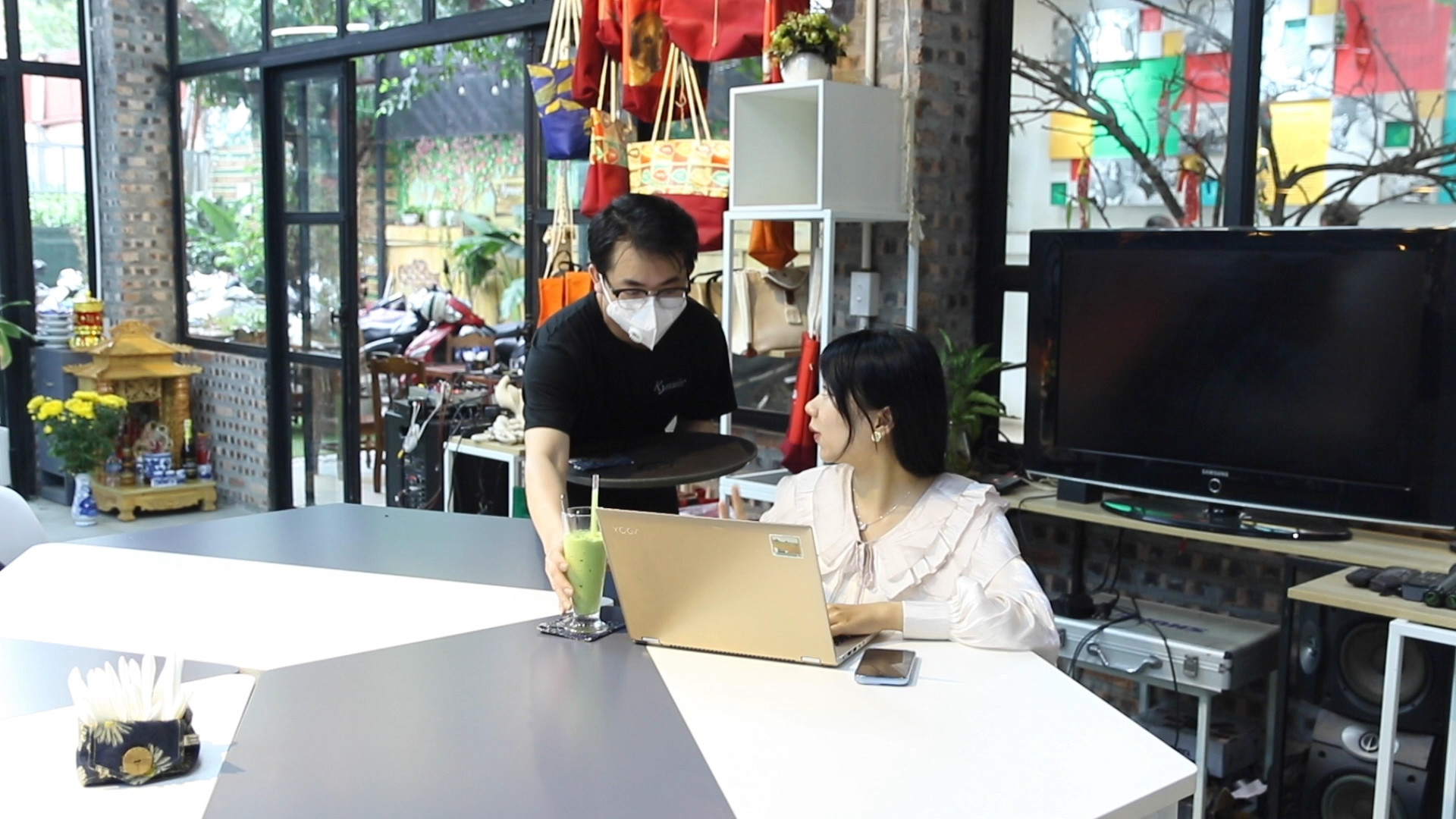 Unique café where customers order by hand