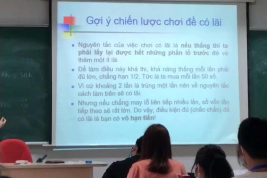 Nữ giảng viên gây xôn xao vì 'Gợi ý chiến lược chơi đề có lãi'