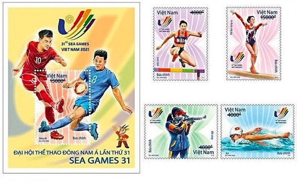 Vietnam releases special stamps to welcome SEA Games