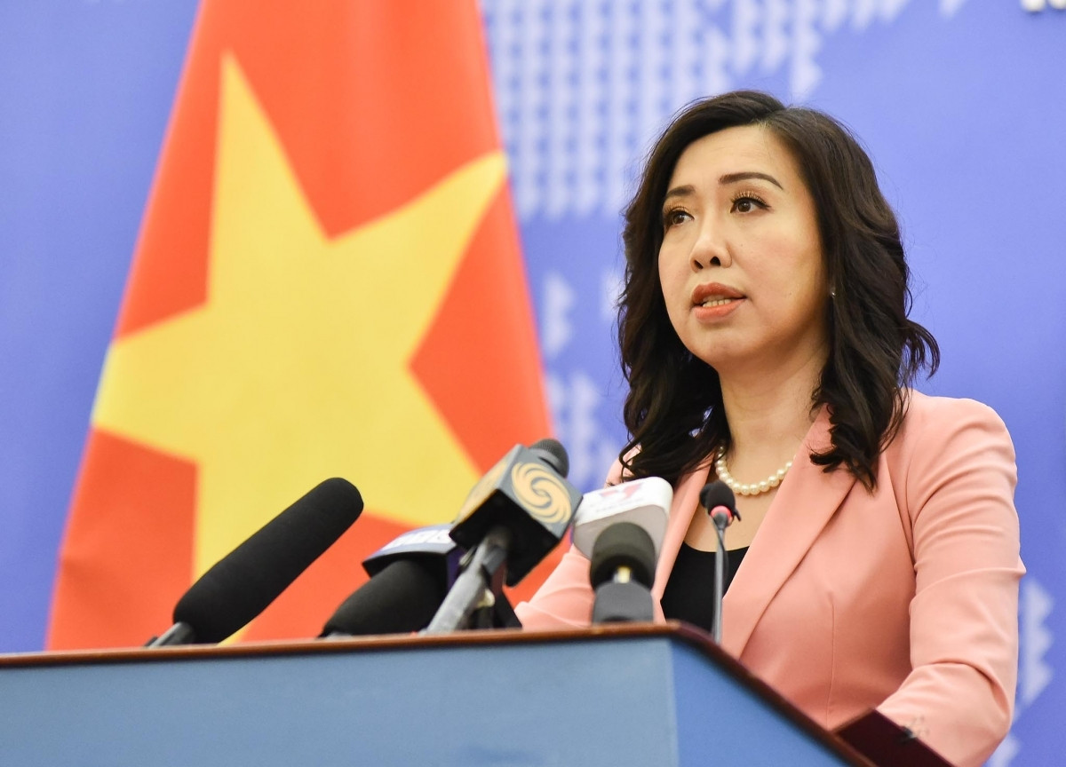 Foreign Ministry spokeswoman Le Thi Thu Hang 