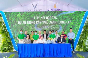 VinFast khởi động dự án trồng rừng Phủ xanh Tương lai