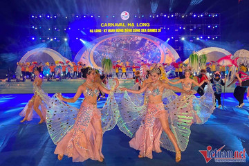 Vũ điệu nóng bỏng và pháo hoa rực rỡ khởi động 'Carnaval Hạ Long 2022'
